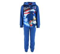 Sonic The Hedgehog Tuta Ragazzi, Set da 2 Pezzi Felpa con Cappuccio e Pantaloni Tuta Sportiva per Bambino, Taglie 3 a 8 Anni (IT, Età, 8 anni, Regular, Blu)