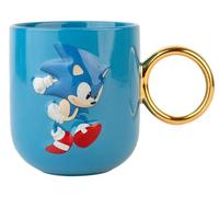 Grupo Erik Tazza Sonic 3D - Tazza Sonic Bambino Colazione Ceramica 350 ml con Colori Vivaci e Stampa di Alta Qualità | Regalo Compleanno
