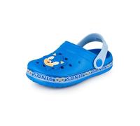 Sonic The Hedgehog Zoccoli Boys | Calzature Slip-on per Bambini con ciondoli Originali in Blu | Sandali da Gioco per Interni ed Esterni con Cinturino Regolabile | Merchandising
