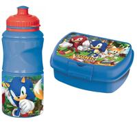 Sonic The Riccio Set Portapranzo + Borraccia Bambini Geschenksets