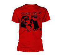 Sonic Youth Goo Album Cover Red autorizzato Uomo maglietta
