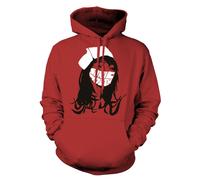 SONIC YOUTH - NURSE (RED) RED Hooded Sweatshirt Small