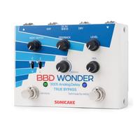 SONICAKE Delay e Modulazione Pedale analogico con Chorus, Vibrato, Tap Tempo e True Bypass BBD Wonder QDS-10