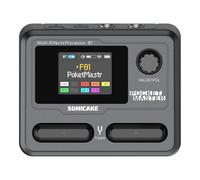 SONICAKE Multieffetto Pedale per chitarra 9 Moduli Effetti 100 Preset 20 Amp/Cab Processore di effetti per chitarra OTG Interfaccia audio USB BT con APP Pocket Master (Nero)