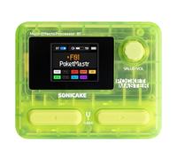 SONICAKE Multieffetto Pedale per chitarra 9 Moduli Effetti 100 Preset 20 Amp/Cab Processore di effetti per chitarra OTG Interfaccia audio USB BT con APP Pocket Master (Verde Trasparente)