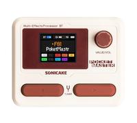 SONICAKE Multieffetto Pedale per chitarra 9 Moduli Effetti 100 Preset 20 Amp/Cab Processore di effetti per chitarra OTG Interfaccia audio USB BT con APP Pocket Master (Bianco)