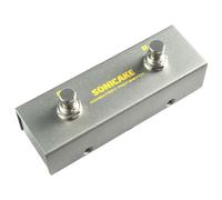 SONICAKE Pedale a Doppio Interruttore a 2 Vie Da 6,35 mm Con Interruttore Momentaneo e Cavo TRS