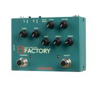 SONICAKE Pedale per basso con overdrive Preamp analogico Pedale per effetti di compressione EQ a 3 bande Uscita XLR B Factory