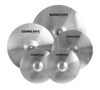 SONICAKE Set Piatti 14" HiHat+16" Crash+18" Crash+20" Set Piatti Ride Lega 5 pezzi