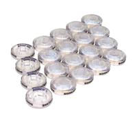 SONICAKE Toppers per interruttori a pedale Tappo trasparente trasparente per pedale effetti per chitarra 10 mm 20 PZ