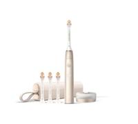 Philips Sonicare DiamondClean 9900 Prestige - Spazzolino elettrico con tecnologia SenseIQ e app, 5 modalità di pulizia, custodia da viaggio per la ricarica, Champagne, modello HX9992/44