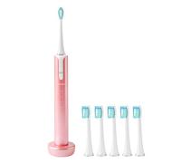 Soniclean Lux Sonic Spazzolino da denti per Adulti Con 6 Testine, Ricaricabile, Automatico, Oro Rosa