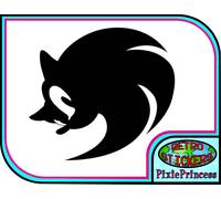 Sonico Riccio H Adesivo Vinile Laptop Auto Moto Camion Muro Arte Finestra Gioco