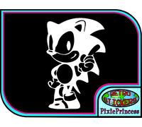 Sonico Riccio Sega G Adesivo Vinile Auto Bin Frigo Porta Scrivania Vetrina Gioco