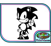 Sonico Riccio Sega G Adesivo Vinile Auto Bin Frigo Porta Scrivania Vetrina Gioco