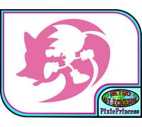 Sonico Riccio Sega I Adesivo Vinile Auto Camera Poster Muro Porta Finestra Gioco