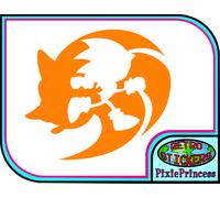 Sonico Riccio Sega I Adesivo Vinile Auto Camera Poster Muro Porta Finestra Gioco