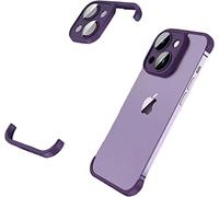 SONIGRA Protezione per obiettivo della fotocamera per iPhone 12 con custodia paraurti in morbido silicone, senza cornice, sottile, ultra sottile, leggera, minimalista protezione contro le cadute