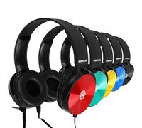 Sonitum M45 adulti, adolescenti, bambini cuffie per computer, tablet iPad o Smart Phone | regolabile, pieghevole 40 mm stereo In-Ear musica cuffie per children| jack da 3.5 mm | Cavo microfono