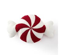Sonive Cuscino di Natale a Caramella, 50x30cm, Cameretta Rosso e Bianco