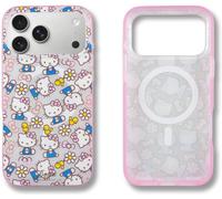 Sonix Sanrio x Sanrio - Custodia per iPhone 17 Pro Max, compatibile con MagSafe, testata contro cadute da 3 m, fiocchi rosa Hello Kitty