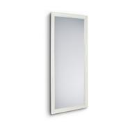 SONJA SPECCHIO DA PARETE CON CORNICE LAVORATA CON GANCI X INSTALLAZIONE ORIZZONTALE E VERTICALE 70X170CM BIANCO