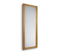 SONJA SPECCHIO DA PARETE CON CORNICE LAVORATA CON GANCI X INSTALLAZIONE ORIZZONTALE E VERTICALE 70X170CM ORO