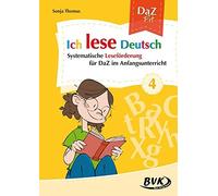 Sonja Thomas Ich lese Deutsch Band 4: Systematische Leseförde (Copertina rigida)