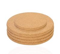 Sonku 6 Pezzi di Sottobicchieri in Sughero, Rotondo Sottobicchieri, Assorbenti per BevandeTappetino Assorbente Cucina, Adatto per Piante, Bevande, Tazze, Bicchieri, Oggetti per La Casa Fai Da Te