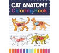 Sonnaniczell Publication Cat Anatomy Coloring Book (Tascabile)