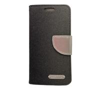 Sonne Custodia Portafoglio Folio Con Supporto Per LG K7 Nero/Argento