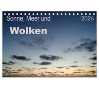 Sonne, Meer und Wolken (Tischkalender 2026 DIN A5 quer), CALVENDO Monatskalender: 13 beeindruckende Wolkenbilder und -formen für jeden Monat im Jahr