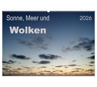 Sonne, Meer und Wolken (Wandkalender 2026 DIN A2 quer), CALVENDO Monatskalender: 13 beeindruckende Wolkenbilder und -formen für jeden Monat im Jahr