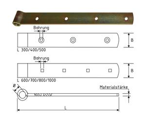 SONNECK Lunga fascia al centro