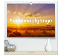Sonnenaufgänge - Für einen guten Start in den Tag. (hochwertiger Premium Wandkalender 2026 DIN A2 quer), Kunstdruck in Hochglanz: Während der Rest der Welt noch schläft.