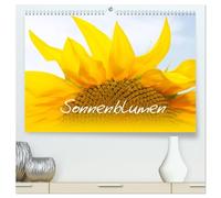 Sonnenblumen - die Blumen der Lebensfreude (hochwertiger Premium Wandkalender 2026 DIN A2 quer), Kunstdruck in Hochglanz: Bezaubernde Naturaufnahmen - Sonnenblumenfelder und Sonnenblumenmakros