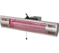 Sonnenstrahl Faretto a Onde Corte IR Basic, 1500 Watt, Protezione IP55, con Supporto inclinabile per Montaggio a Parete