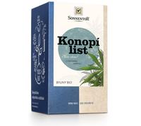 Sonnentor - Foglie di canapa, bustine di tè, biologiche, 18 pezzi