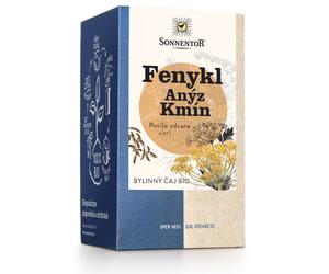 Sonnentor - Tè al finocchio, anice e cumino, bustine, biologico, 18 pezzi