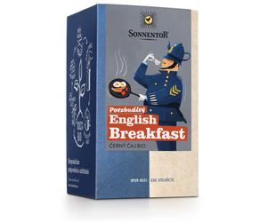 Sonnentor - Tè inglese rinvigorente per la colazione, bustine di tè, biologico, 18 pezzi