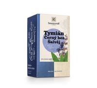 Sonnentor - Timo, Sambuco Nero, Salvia, bustine di tè, biologico, 18 pezzi *Certificato CZ-BIO-002