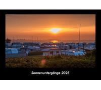 Sonnenuntergänge 2025 Fotokalender DIN A3: Monatskalender mit Bild-Motiven aus Fauna und Flora, Natur, Blumen und Pflanzen