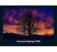 Sonnenuntergänge 2026 Fotokalender DIN A5: Monatskalender mit Bild-Motiven aus Fauna und Flora, Natur, Blumen und Pflanzen