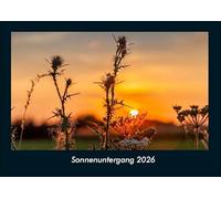 Sonnenuntergang 2026 Fotokalender DIN A4: Monatskalender mit Bild-Motiven aus Fauna und Flora, Natur, Blumen und Pflanzen