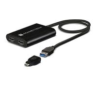 SoNNeT Adattatore Dual 4K 60Hz HDMI 2.0 per Mac M1, M2 e M3 - USB3-DHDMI