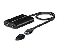 Sonnet USB3-DDP4K cavo e adattatore video USB tipo A 2 x DisplayPort Nero