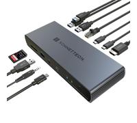 Sonnet Echo 11 Thunderbolt 4 HDMI Dock Docking Nero, Argento [ECHO-DK11H-T4]