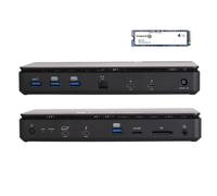 Sonnet Echo 13 Thunderbolt 5 SSD Dock Cablato Nero