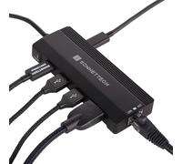 Sonnet Echo 6 USB-C Multi Hub - 4K 60Hz, HDMI, 5Gb Ethernet - Alimentazione 100W per Mac, Windows, Chromebook, iPad Pro - USB4 Thunderbolt