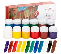 Sonnet Gouache set, 12x40ml alta pigmentazione a base d'acqua | Tempera gouache coprente, 12 flaconi da 40 ml, base acqua ad alta pigmentazione, per illustrazione e poster